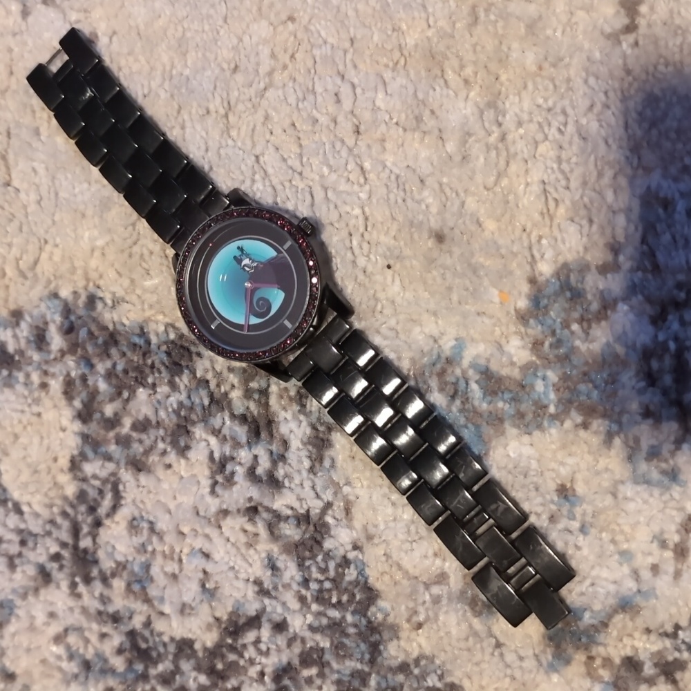 Nightmare before Christmas watch Disney stainless steel back needs battery